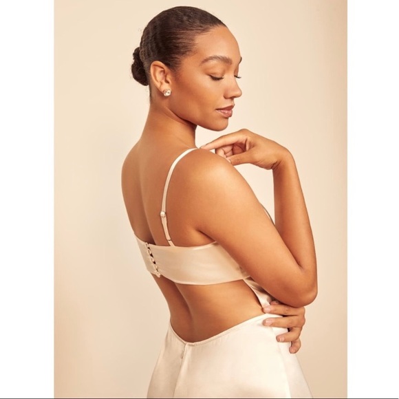 Reformation Pisco dress - White Satin | Size: 2 - Picture 5 of 7